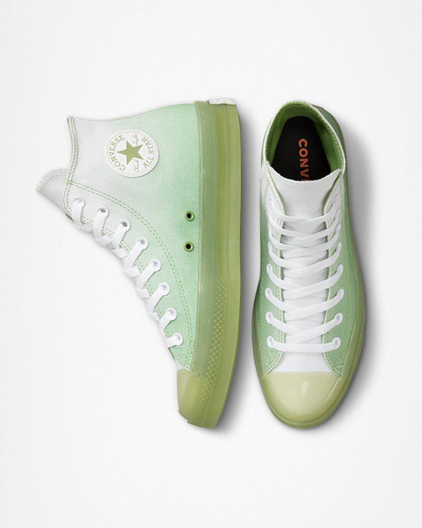 Women's Converse Chuck Taylor All Star CX Gradient High Top Shoes Green / White / Green | AU 5064CB